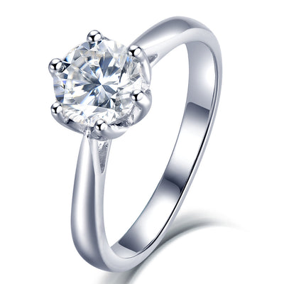 Anillo de Plata Esterlina con Diamante de 1 Quilate - Image 9