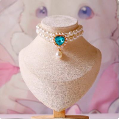 Collar Colgante Gota de Agua con Conejo para Mascotas - Image 9