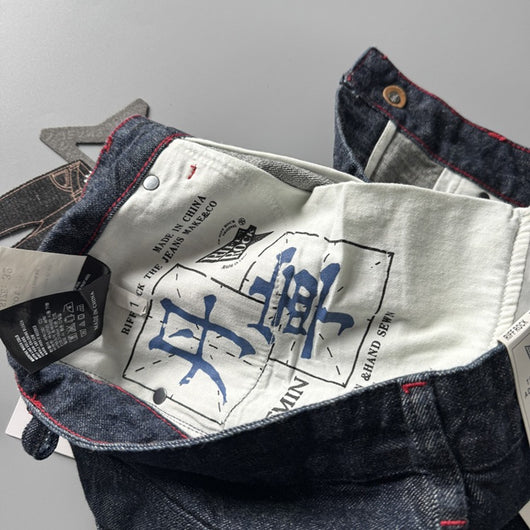 Pantalones Rectos Largos Retro Americano para Hombre - Image 9