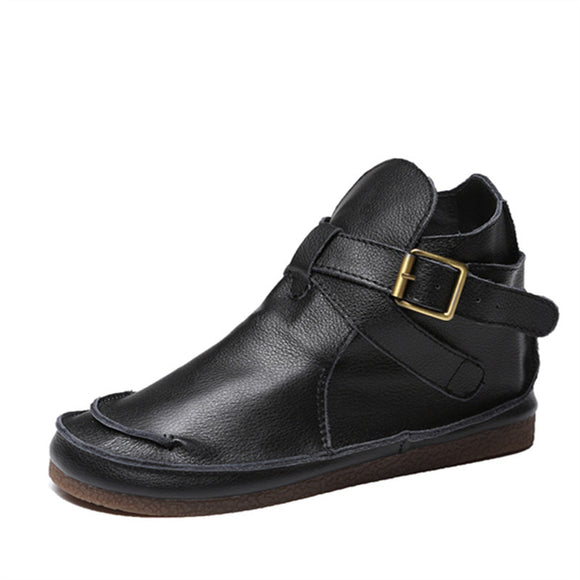 Botas Martin de Cuero Literario Retro para Mujer