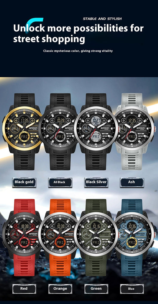 Reloj Deportivo Multifuncional Resistente al Agua con Alarma y Recordatorios - Image 19