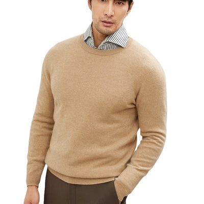 Suéter Grueso Business Casual de Manga Larga para Hombre - Otoño e Invierno - Image 5