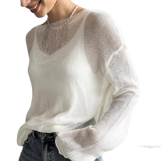 Blusa Suelta Protección Solar Cómoda y Moderna para Mujer - Image 10