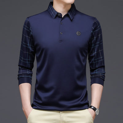 Polo Ejecutivo de Manga Larga para Hombre - Image 8