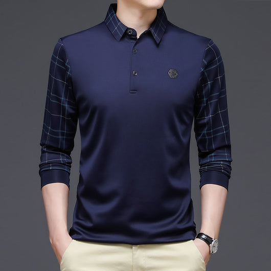 Polo Ejecutivo de Manga Larga para Hombre - Image 8