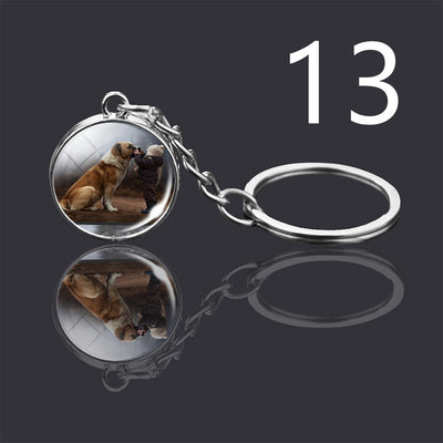 Llavero Colgante de Cristal Doble Cara Luminoso para Mascotas - Image 14