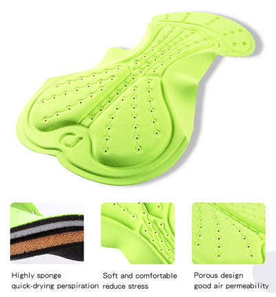 Pantalones Cortos para Ciclismo Profesional con Tirantes - Image 18