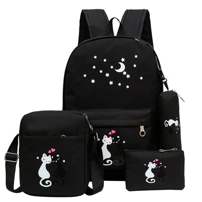 Mochila Infantil de Lona con Diseños Animados - Image 10