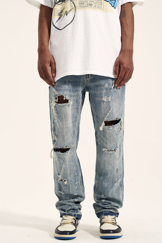 Jeans Rotos Holgados para Hombre - Estilo Casual Trendy - Image 6