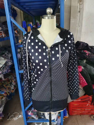 Sudadera con Cierre Colorblock para Mujer - Chaqueta Hoodie Manga Larga - Image 8