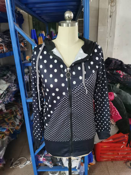 Sudadera con Cierre Colorblock para Mujer - Chaqueta Hoodie Manga Larga - Image 8