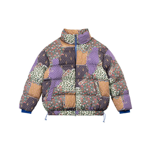 Chaqueta Térmica de Algodón Grueso con Estampado Floral de Anacardo - Image 7