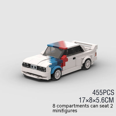Auto de Carreras Compatible con Bloques de Construcción Pequeños - Image 10