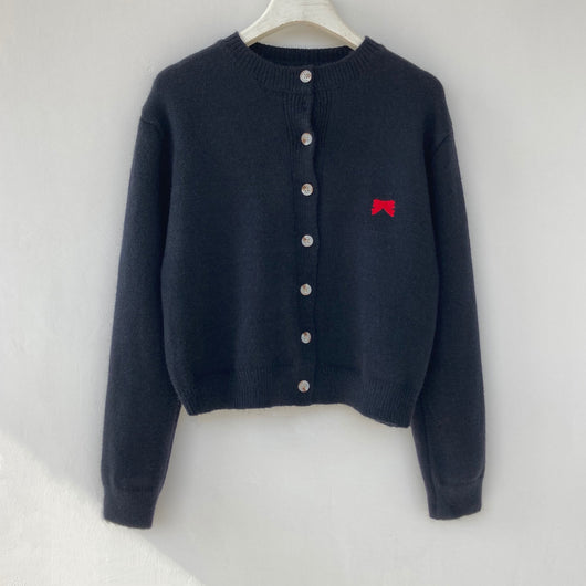 Cardigan Holgado Estilo Universitario para Mujer - Image 77