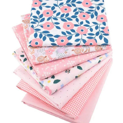 Set de Tela de Algodón Twill Estampada para Patchwork DIY Artesanal