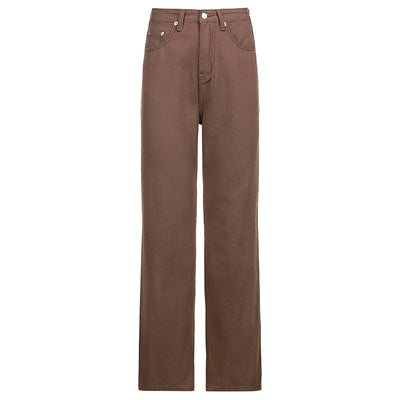 Pantalones Rectos con Patrón de Vaca en Contraste Blanco y Negro - Image 8