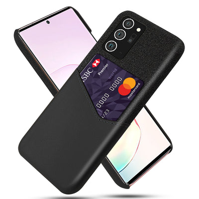 Funda Protectora de Cuero con Patrón Textil y Soporte para Tarjeta - Image 13