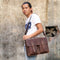 Bolso Messenger de Cuero Crazy Horse - Estilo Vintage Duradero