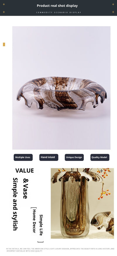 Jarrón de Cristal Fluido Lujo Italiano - Diseño Contemporáneo - Image 10