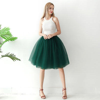 Falda Plisada de Tul con Vuelo - Falda A-Línea Elegante para Mujer - Image 13