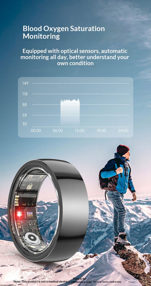 Anillo Inteligente de Monitoreo de Salud - Sueño, Frecuencia Cardíaca y Oxígeno - Image 27