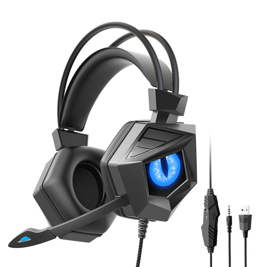 Auriculares Gaming con Cable y Luz Nocturna para PC - Image 7