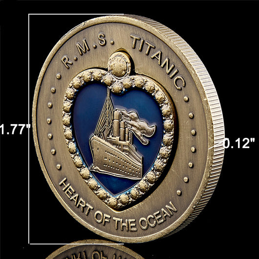 Moneda Conmemorativa Corazón del Océano Titanic - Image 9