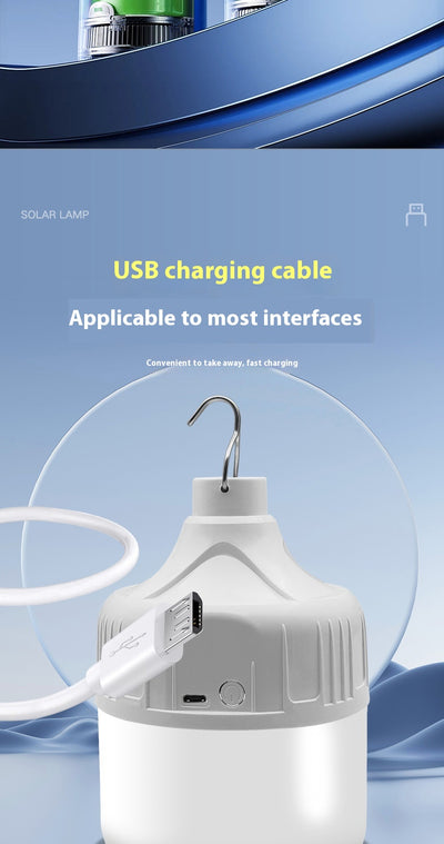Lámpara LED Recargable para Campamento y Mercado Nocturno - Image 21