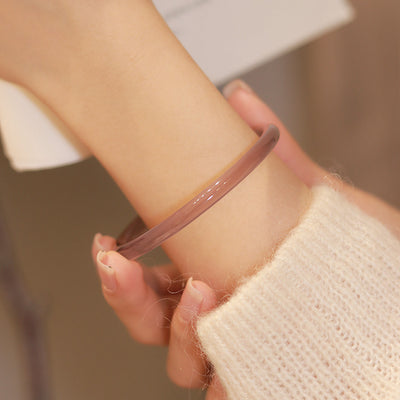 Pulsera de Ágata Uva Calcedonia Morada Emperador Hielo - Image 9