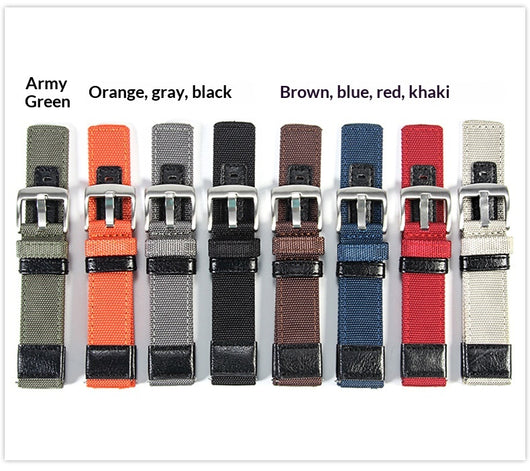 Correas para Reloj Jeep de Lona, Nylon y Cuero - Image 21