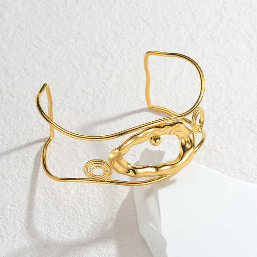 Pulsera Hueca Moderna con Diseño Europeo y Americano - Image 25