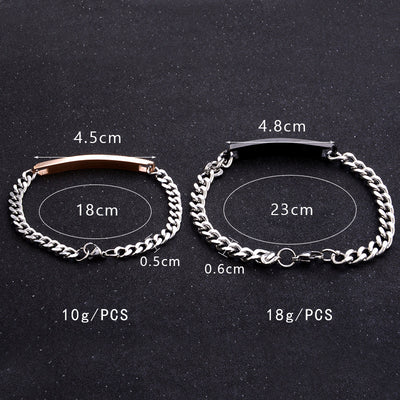 Pulsera de Pareja Cristal Rosa Negra Oro - His Queen Her King - Image 15