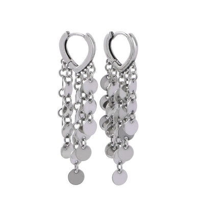 Aretes de Plata con Flecos - Diseño Elegante y Moderno - Image 5