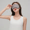 Silk Eye Mask 16 M Eye Protection Ear-mounted Adjustable Eye Mask Dark Gray