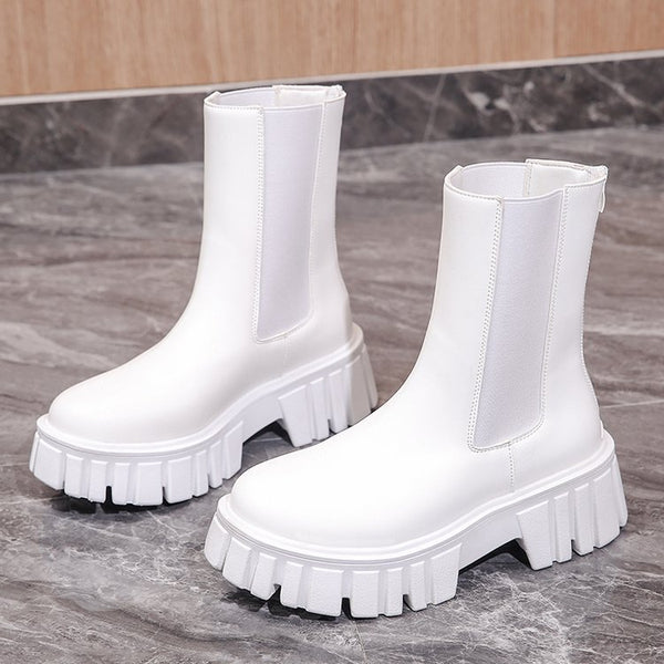 Botas Martin con Cierre Trasero - Estilo Street Wear Moderno