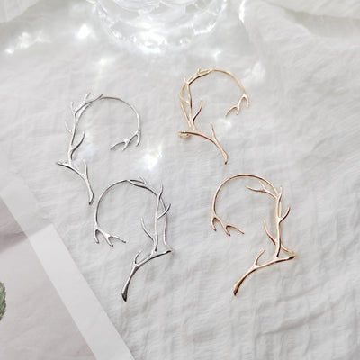 Aretes de Plata 925 Diseño Cuernos de Hada Mística - Image 4