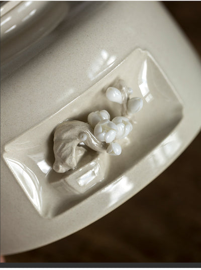 Bote para Té de Ceniza Vegetal Estilo Chino Retro - Image 5