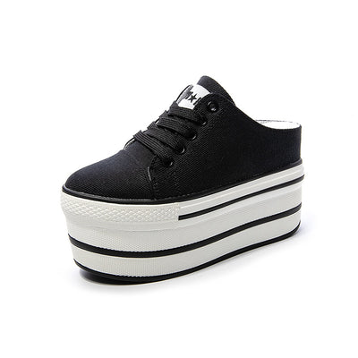Zapatillas Canvas Casuales con Plataforma Interna para Mujer - Image 13