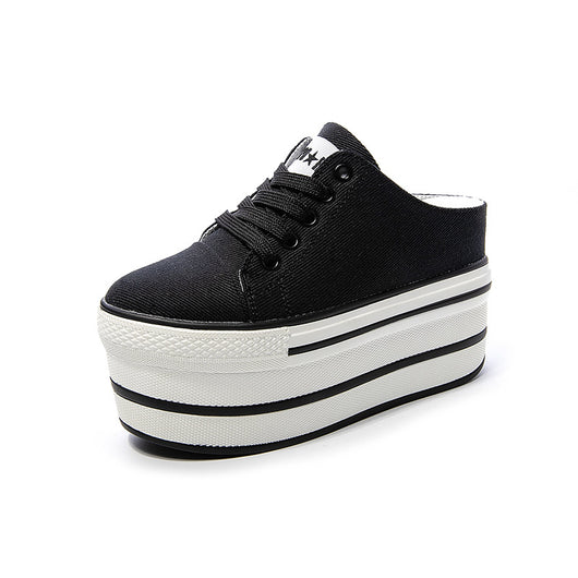 Zapatillas Canvas Casuales con Plataforma Interna para Mujer - Image 13