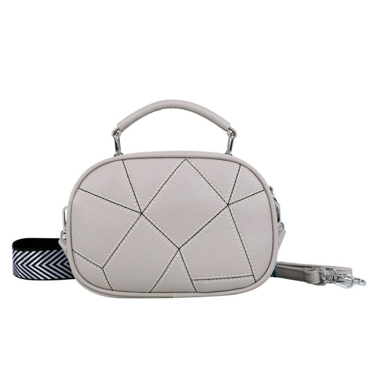 Bolso Pequeño Retro de Patchwork Trendy con Tres Capas - Image 6