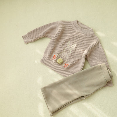Blusa Infantil de Algodón Puro Estilo INS para Otoño e Invierno - Image 5