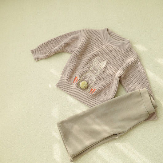 Blusa Infantil de Algodón Puro Estilo INS para Otoño e Invierno - Image 5