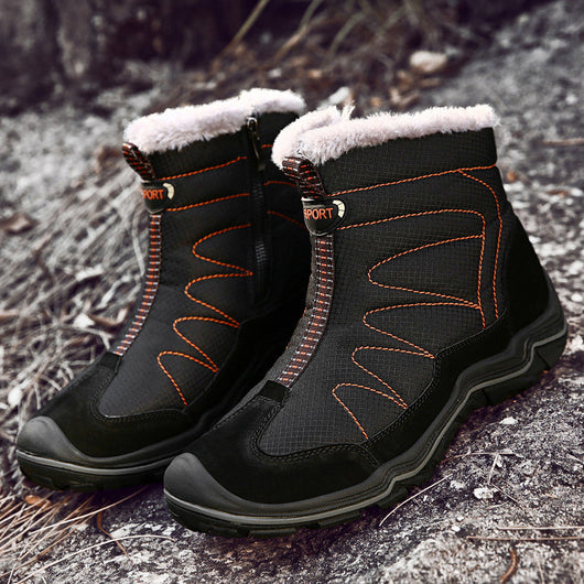 Botas de Senderismo Altas de Algodón para Hombre