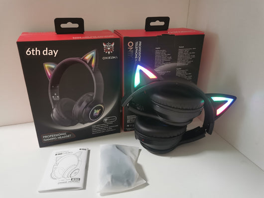 Auriculares Gaming ONIKUMA B90 con RGB y Bluetooth - Image 14