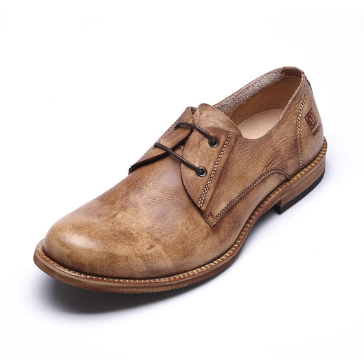 Zapatos Casuales Retro Estilo Británico para Hombre - Diseño Desgastado Transpirable - Image 5
