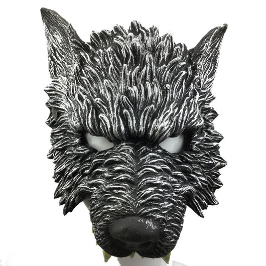 Máscara de Lobo PU Espuma para Disfraces y Fiestas Temáticas - Image 4