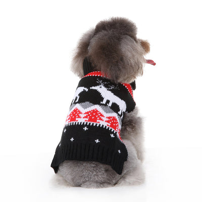 Suéter Casual para Mascotas con Diseño de Alce - Perfecto para Otoño