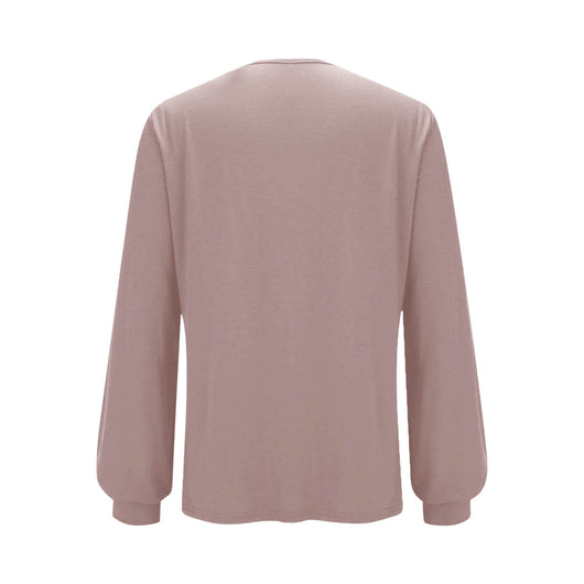 Blusa Suéter Holgada con Lentejuelas y Cuello Redondo - Manga Larga Casual - Image 20