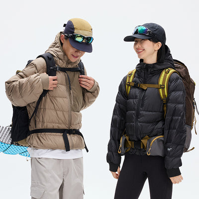 Chaqueta de Plumón Retro para Escalada - Estilo Casual Hombre