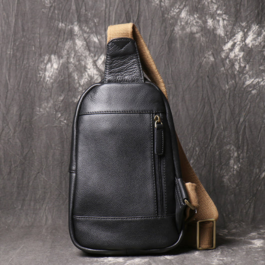 Bolsa Cruzada de Cuero para Hombre - Estilo Casual - Image 5